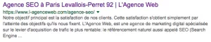 serp google Agence Web